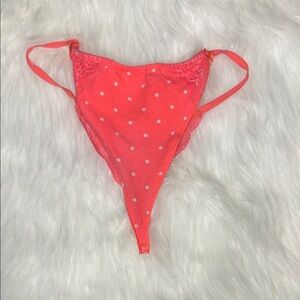2012 Vintage PINK Victoria’s Secret Extra Low Rise V String Thong Panty M